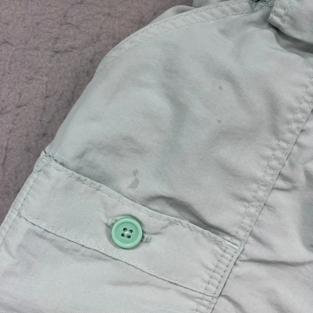AFTCO M01 Fishing Shorts Boys 26 Mint Green Nylon Utility Cargo Gorpcore Angler
